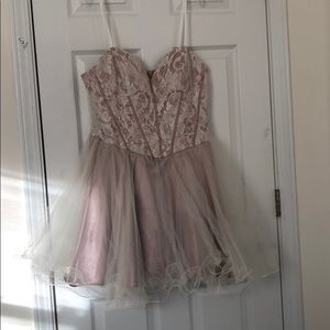 Dusty Rose Prom Dress